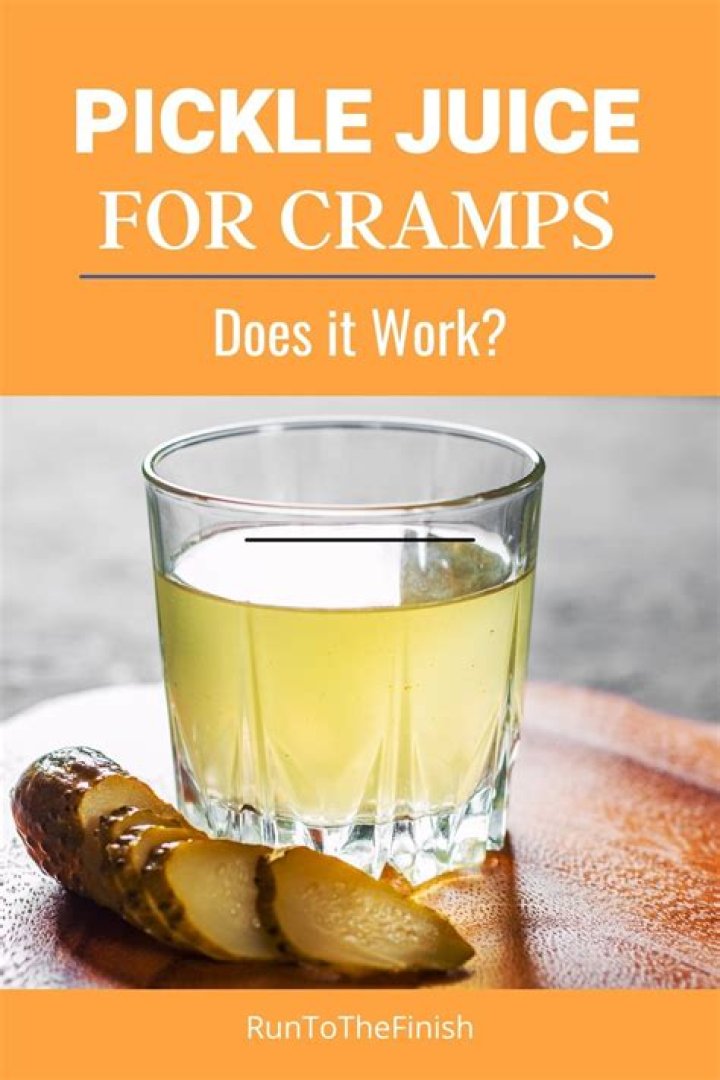 Why pickle juice for cramps?